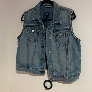Gap jean jacket vest